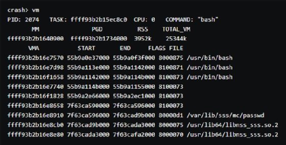 Use vm command